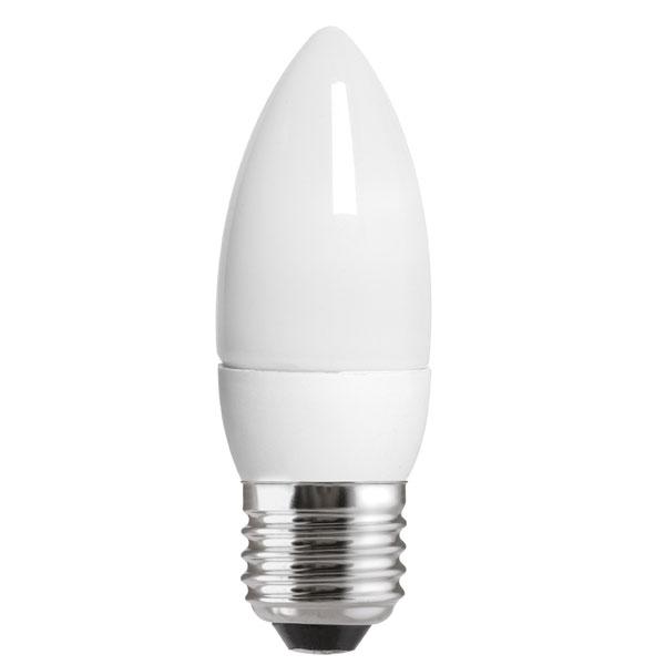 LED Clear Twisted Candle Bulb 2W Warm-White Screw-Fitting 25W E27