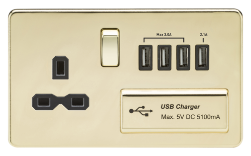 Knightsbridge - ML Accessories SFR7USB4PB