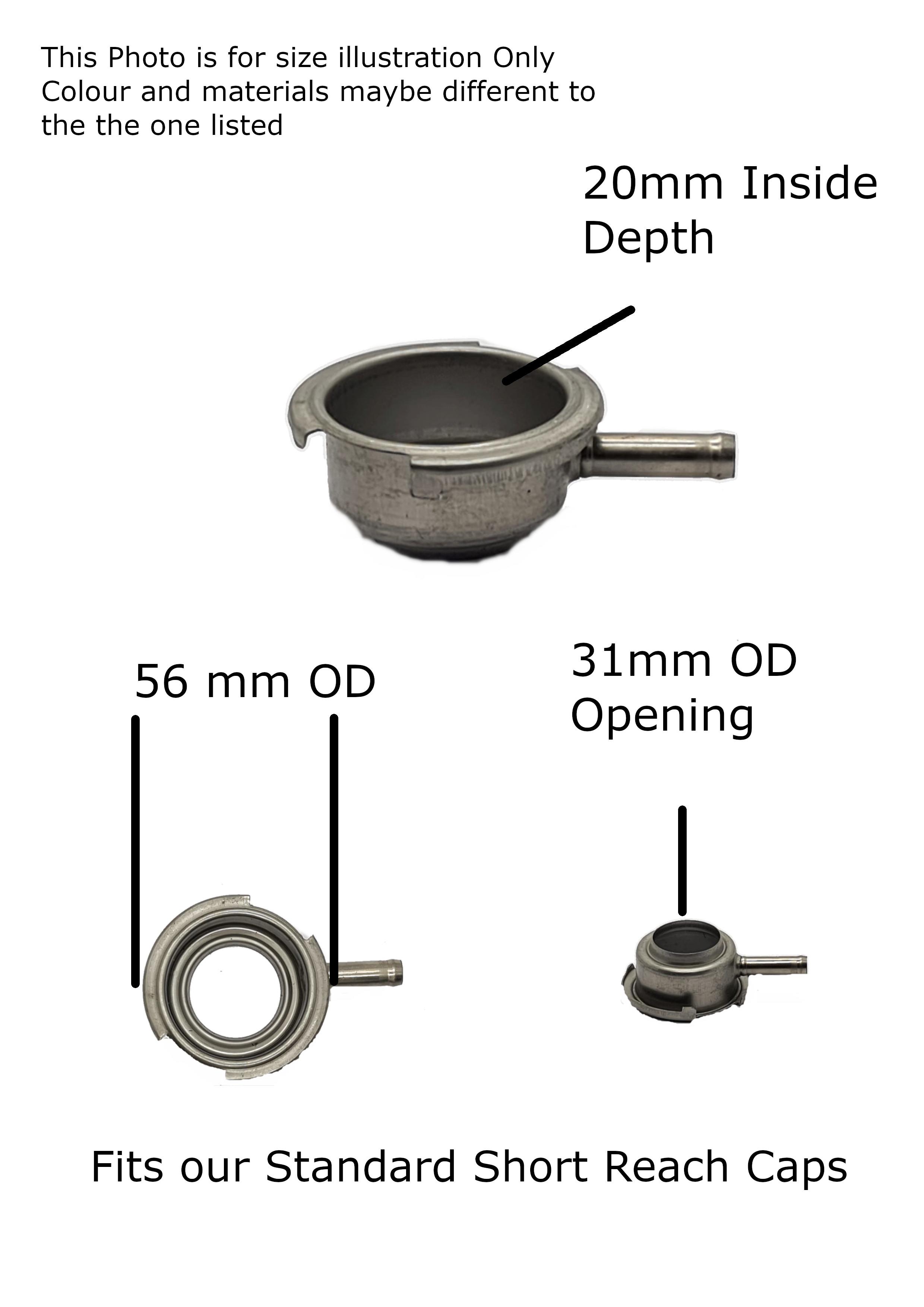 56mm Stainless Steel Radiator Filler Neck