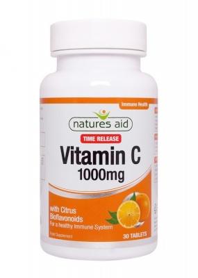 Vitamin C, Vitamin C Time Release, Natures Aid Vitamin C