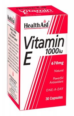 Vitamin E, Vitamin E 1000iu, Health Aid Vitamin E
