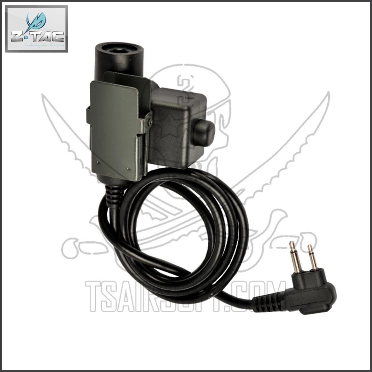 Armorwerx U94 PTT System Compatible with Kenwood/Baofeng Radio Peltor Wired