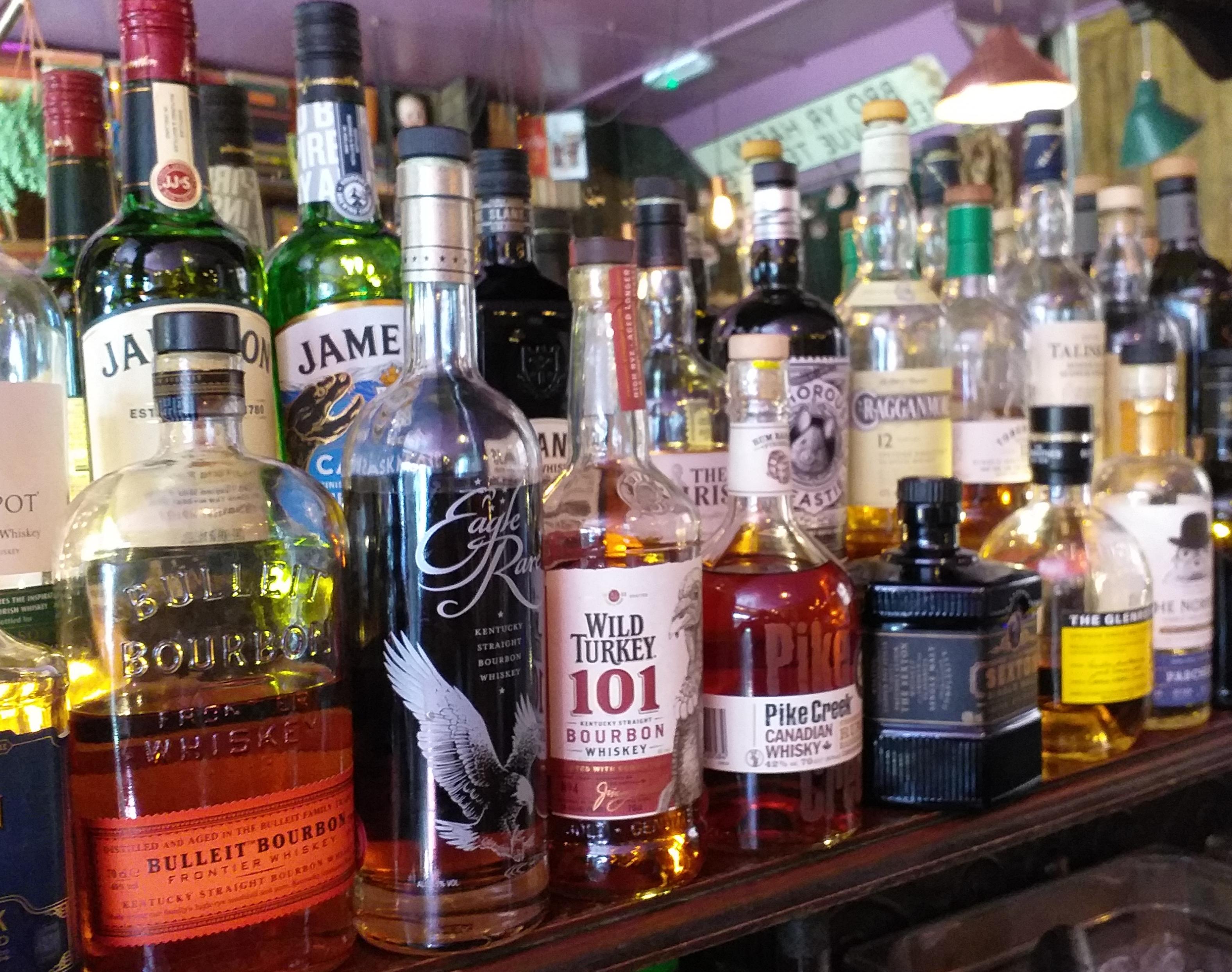 Extensive Whisk(e)y Menu