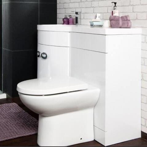 Combination Basin & WC Vanity Unit