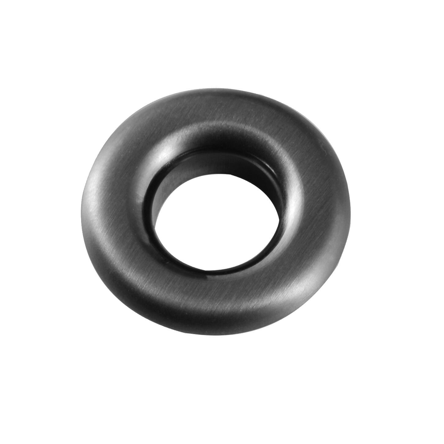 Scudo Universal round basin overflow in gun metal finish