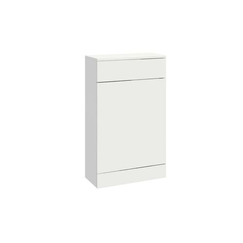 Scudo Lili floorstanding WC unit, gloss white MDF, 500mm wide