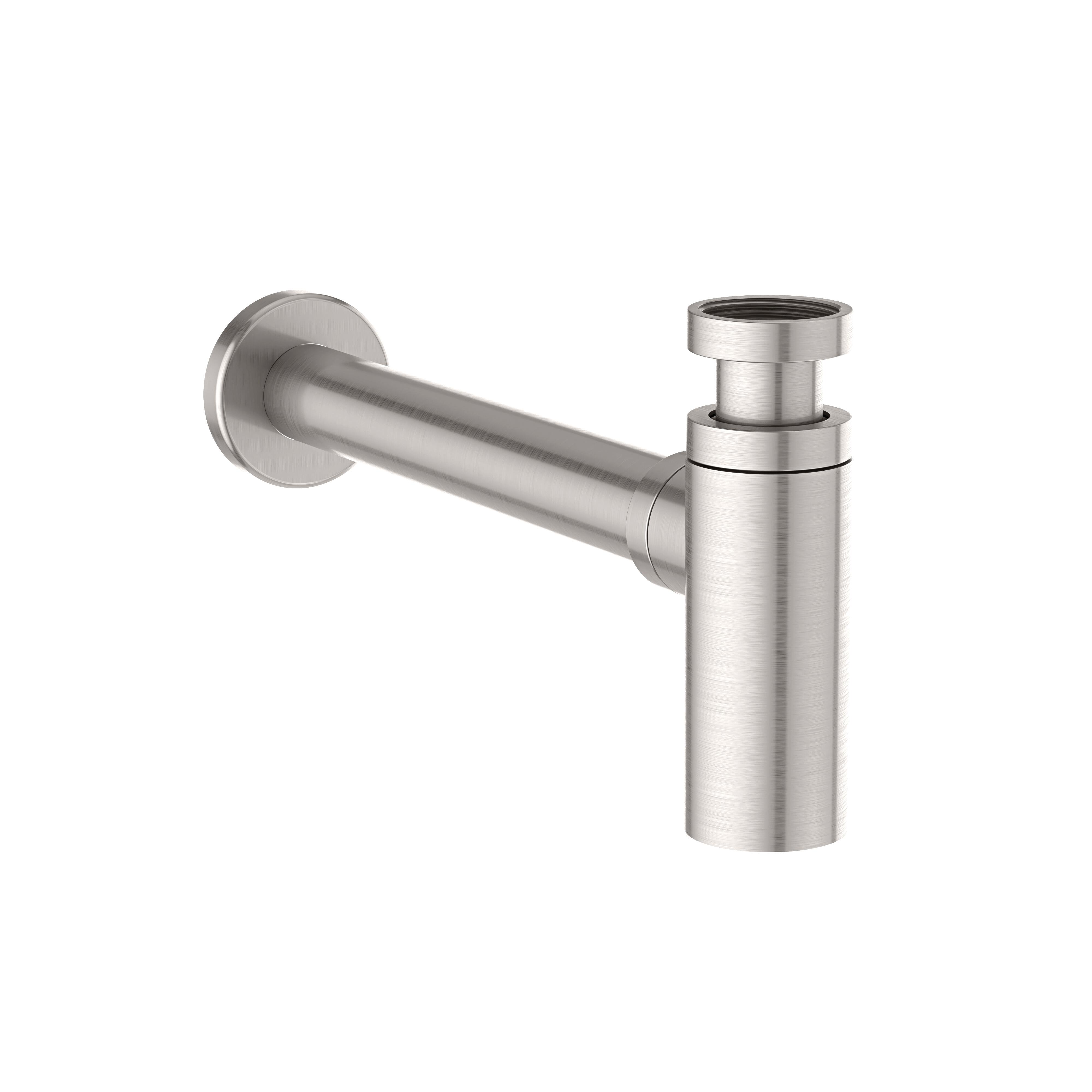 Scudo Minimalist Bottle Trap in brushed nickel stainless steel