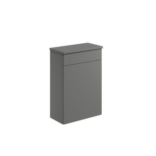 Scudo Aubrey Dust Grey floorstanding WC unit, 505mm wide, contemporary style