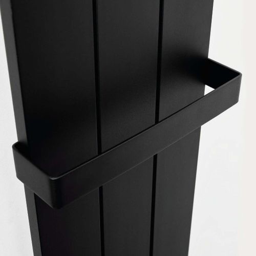Scudo Arton carbon anthracite towel hanger, 280mm wall-mounted bathroom accessory