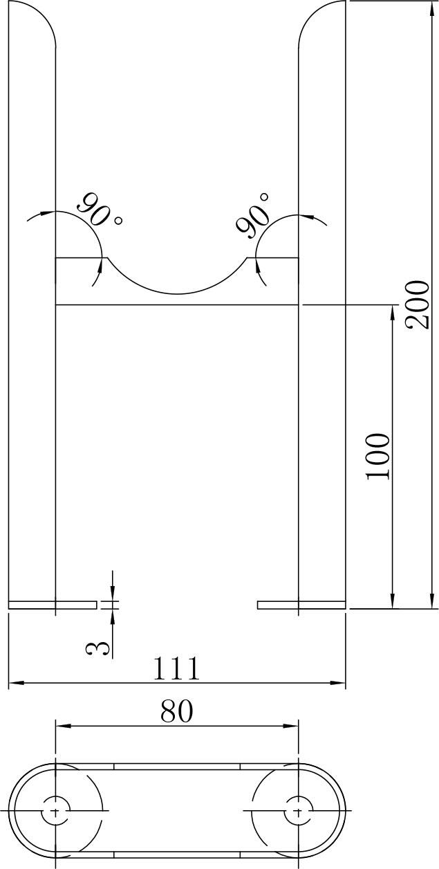 Scudo Column Radiator 3 Column Insertable Feet (Pair) Anthracite Mild Steel