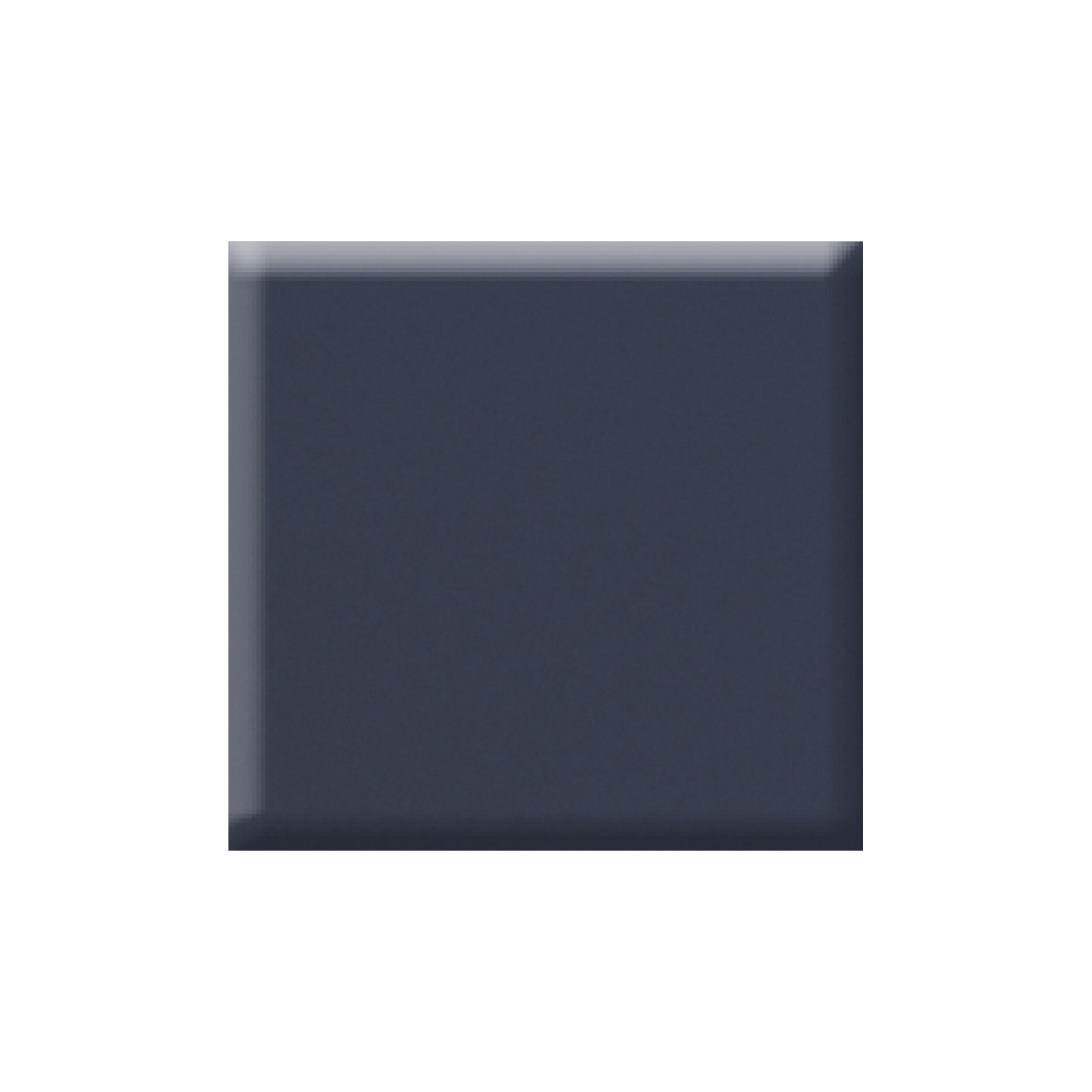 Scudo Woodern front bath panel, 1800mm, Matt Indigo Blue vinyl wrap, MDF