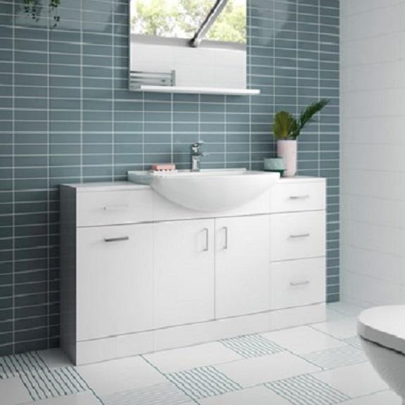 White Bathroom Furniture JT Spas