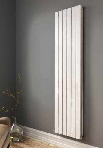 main image of Belgravia Slimline Vertical Radiator Double White 1800mm x 456mm