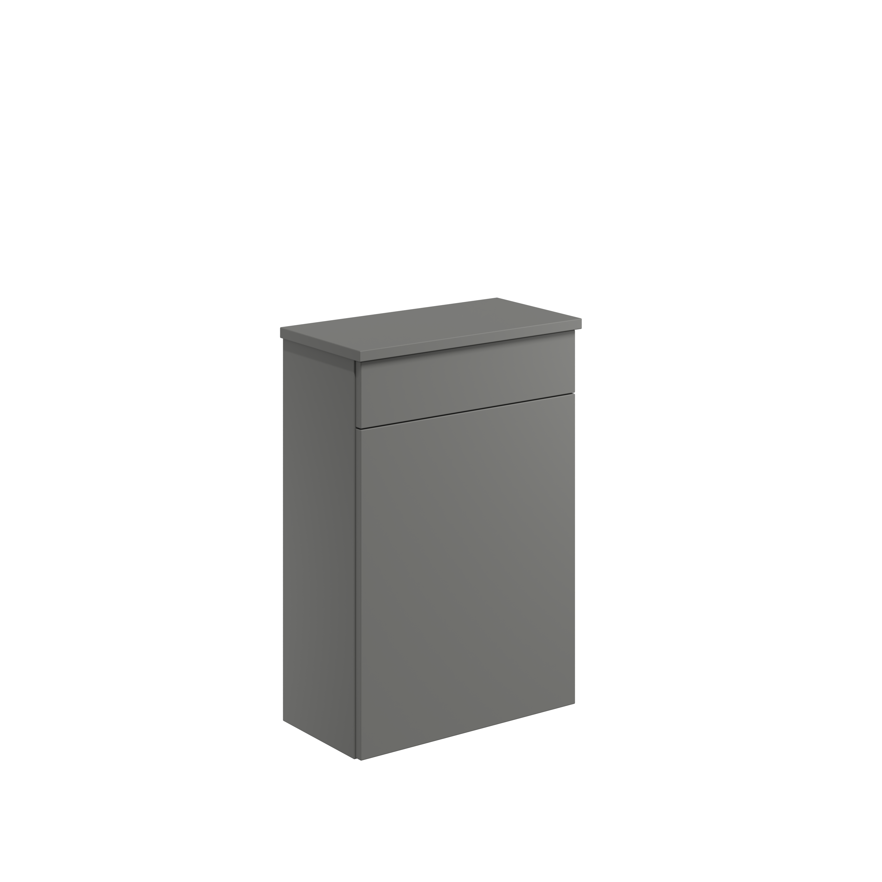 Scudo Aubrey Dust Grey floorstanding WC unit, 505mm wide, contemporary style