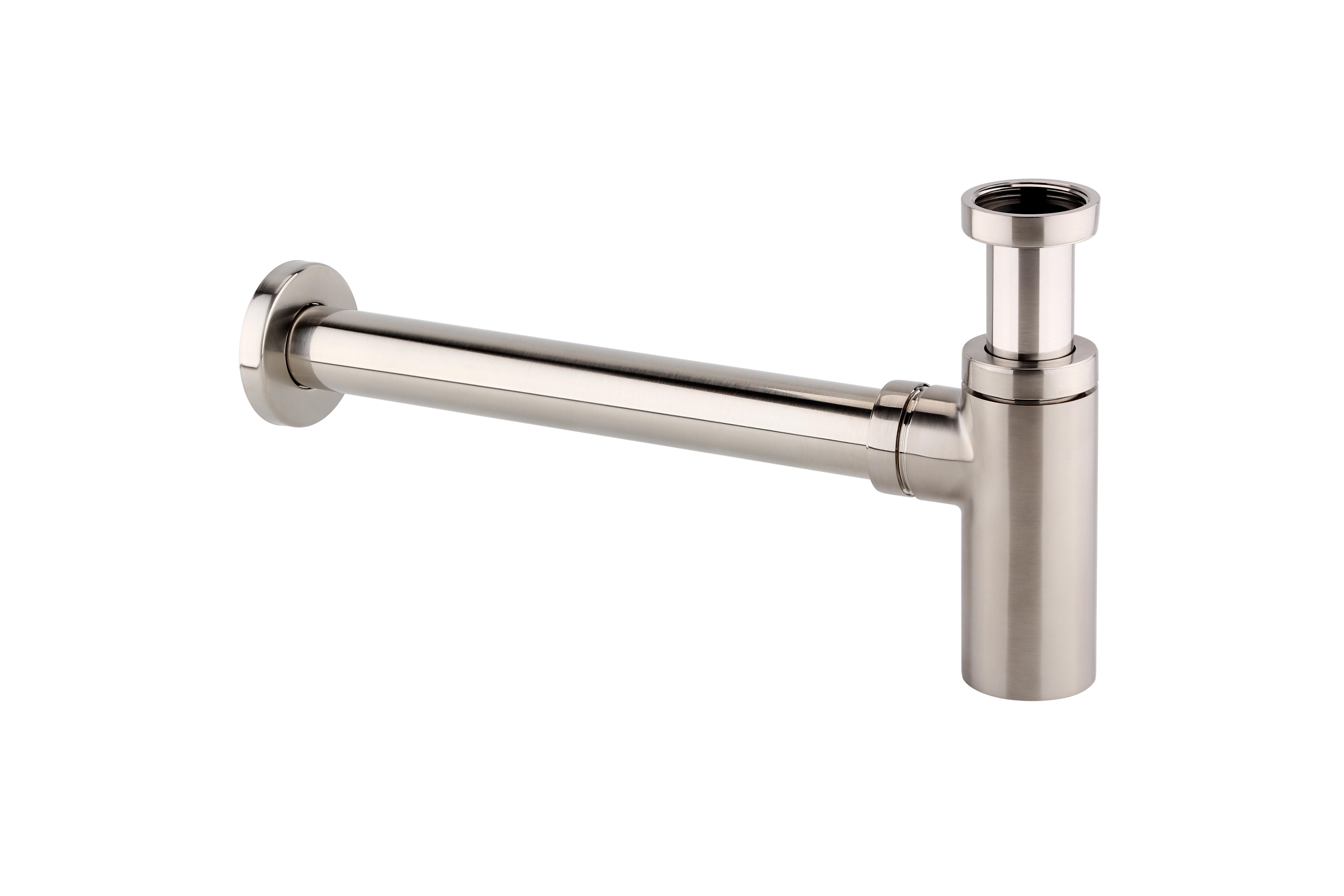 Scudo Minimalist Bottle Trap in brushed nickel stainless steel
