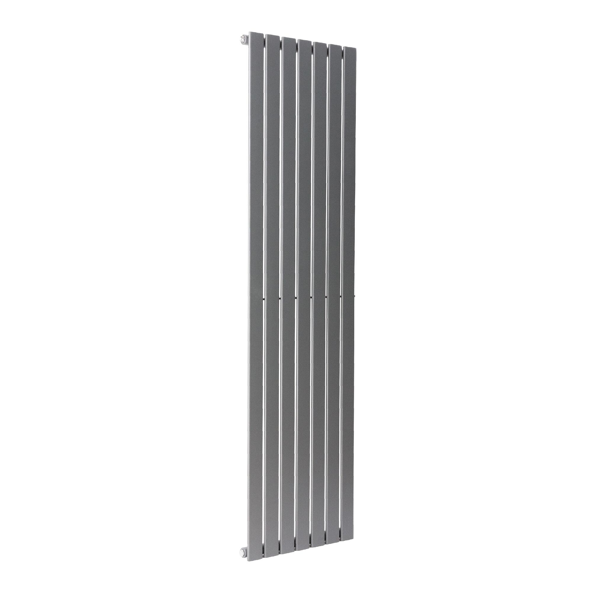 Scudo Bravo designer radiator, anthracite finish, single panel vertical, 1800mm x 476mm