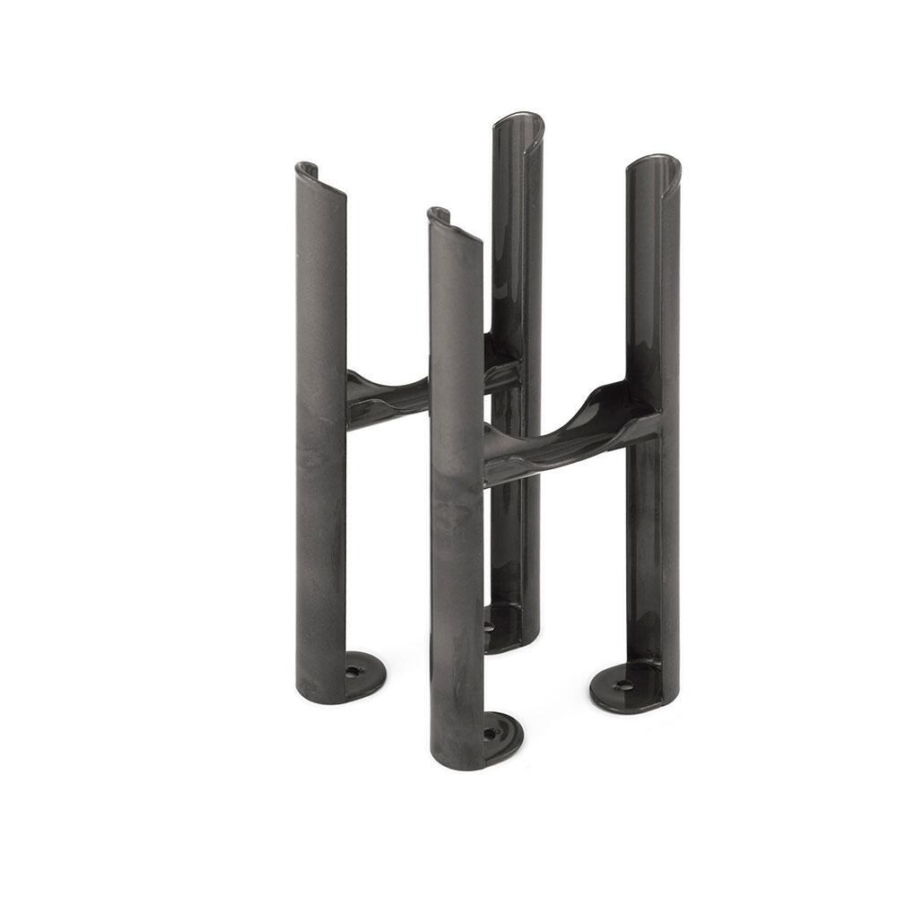Scudo Column Radiator 2 Column Insertable Feet, raw metal steel pair