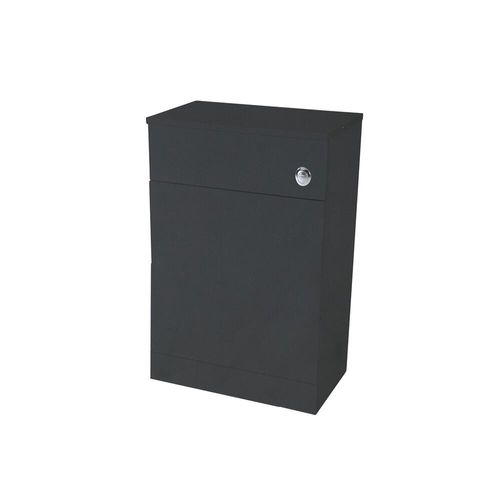 Scudo Lanza 500mm floorstanding WC unit, Anthracite MDF finish, contemporary style.