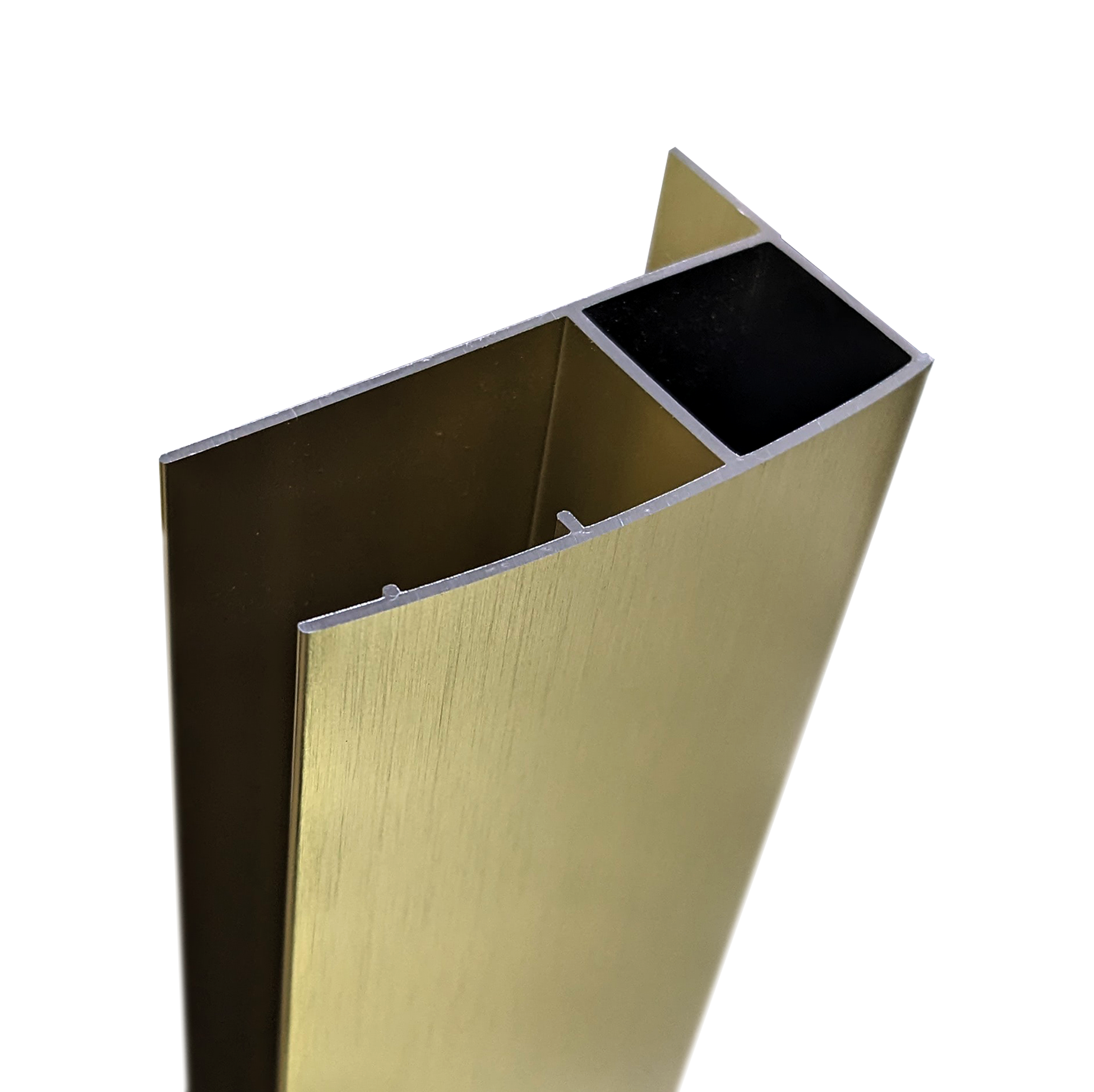 Scudo S6 1900mm Shower Enclosure Extension Piece in Brushed Brass