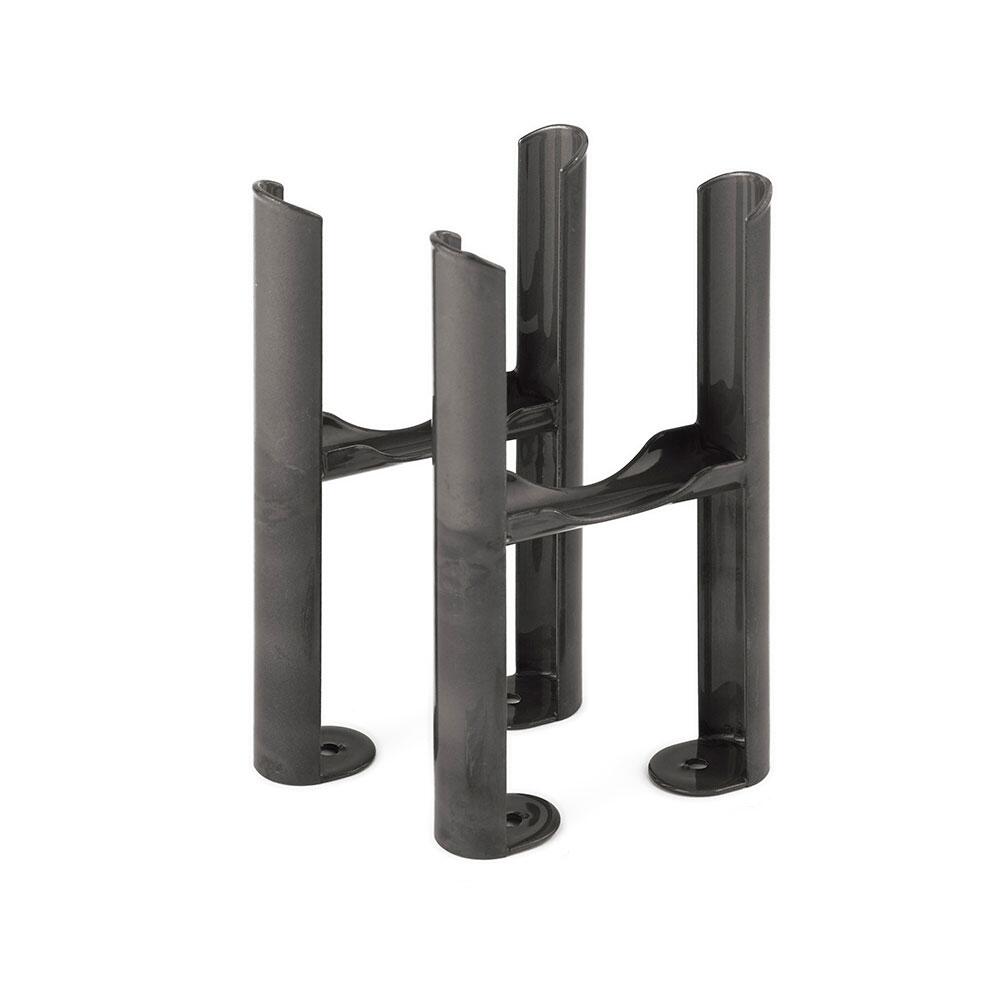 Scudo Column Radiator 3 Column Insertable Feet, raw metal steel, pair