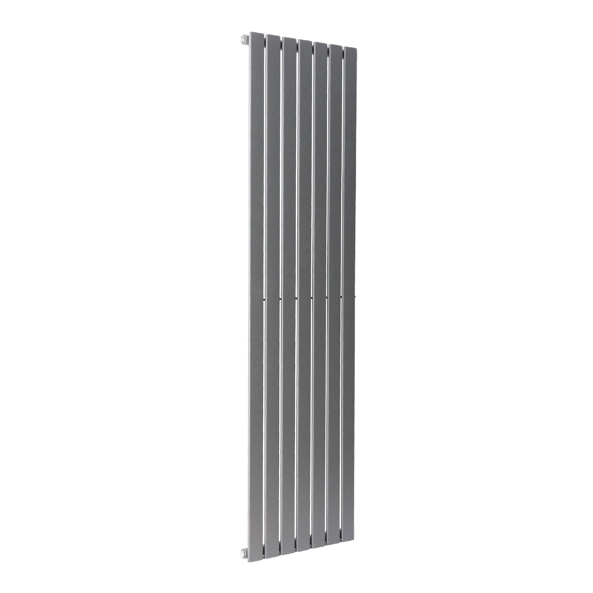 Scudo Bravo designer radiator, anthracite finish, single panel vertical, 1800mm x 476mm