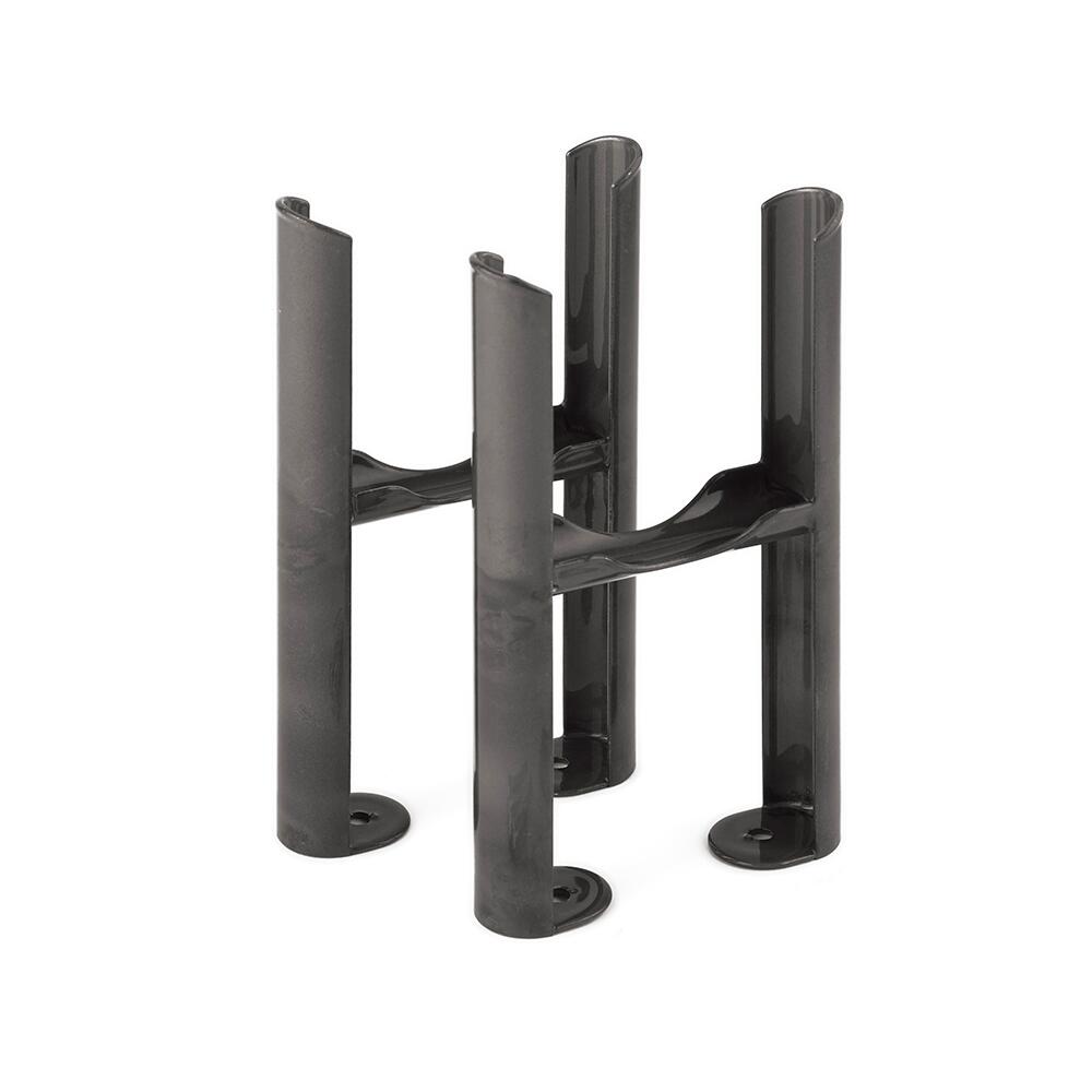 Scudo Column Radiator 3 Column Insertable Feet, raw metal steel, pair