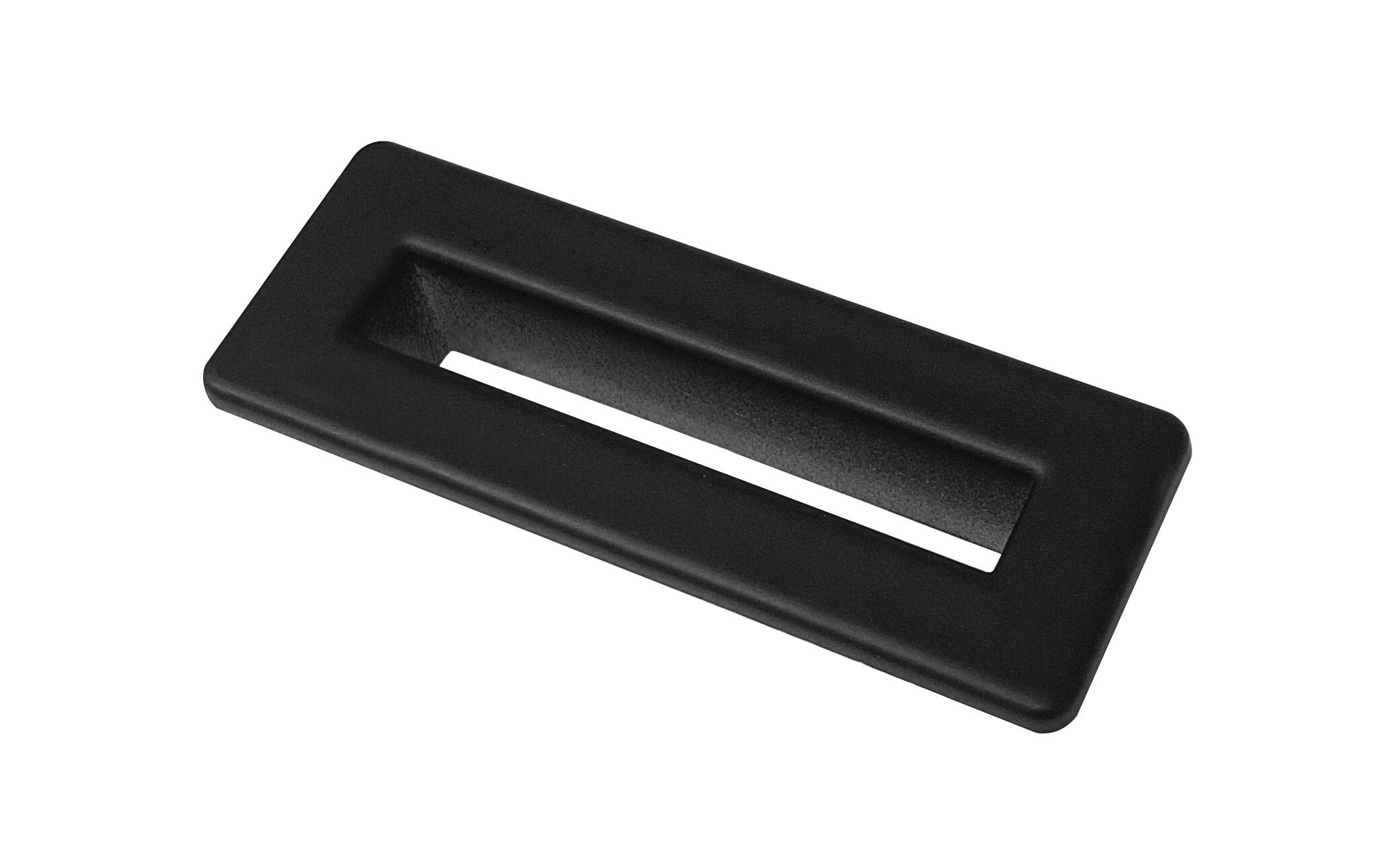 Scudo Rectangle Overflow Insert, black brass finish