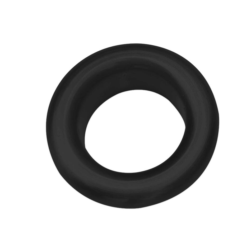 Scudo Harrogate round overflow insert, black plastic