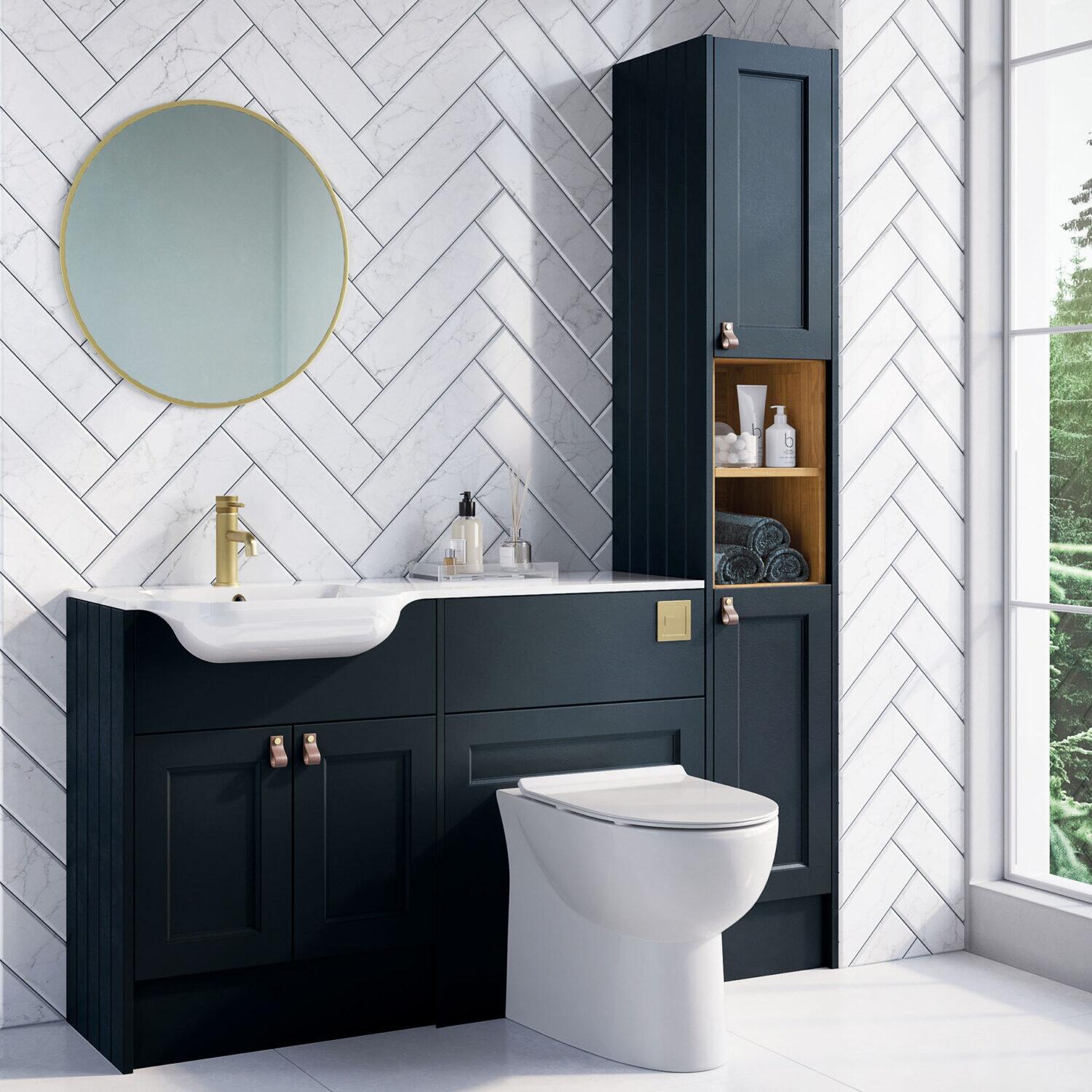 Scudo Square Flush Button in Brushed Brass finish, made from ABS material.