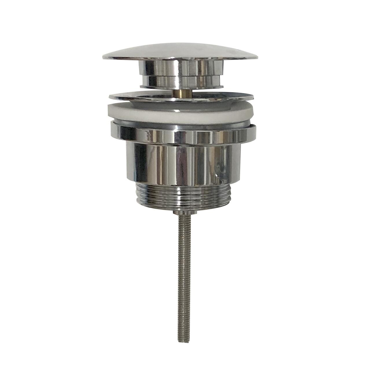 Scudo Universal Pop-Up Basin Waste in chrome finish, made from brass