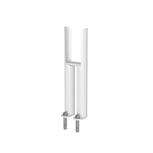 Scudo Column Radiator 2 Column Insertable Feet, white mild steel, pair