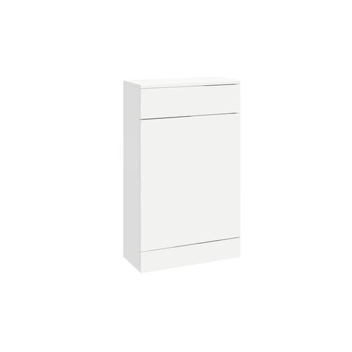 Scudo Ambience white MDF floorstanding WC unit, contemporary design, 500mm width