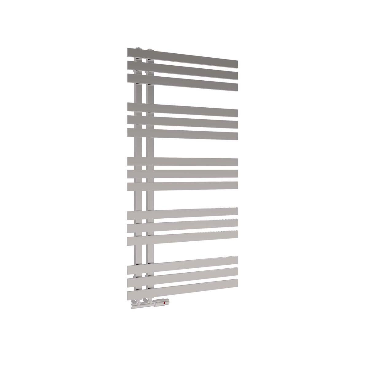 Scudo Elizabeth anthracite steel towel warmer, 1200mm height x 600mm width, ladder rail design