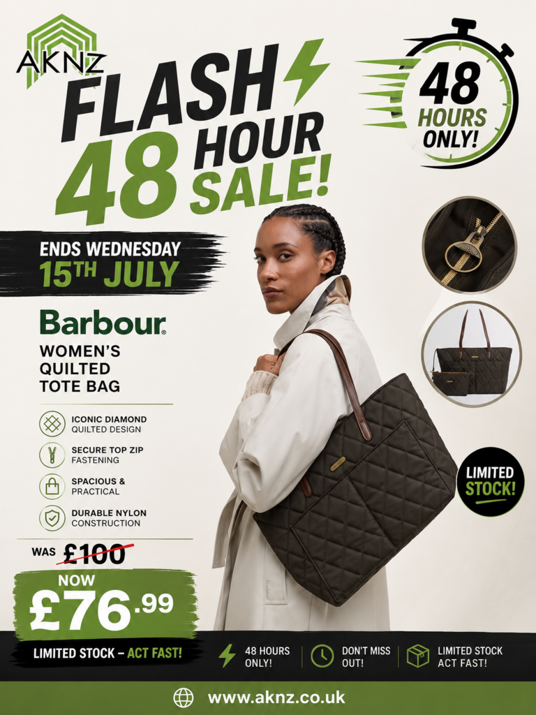 The Barbour Women’s Quilted Tote Bag: Timeless Style Meets Everyday Practicality