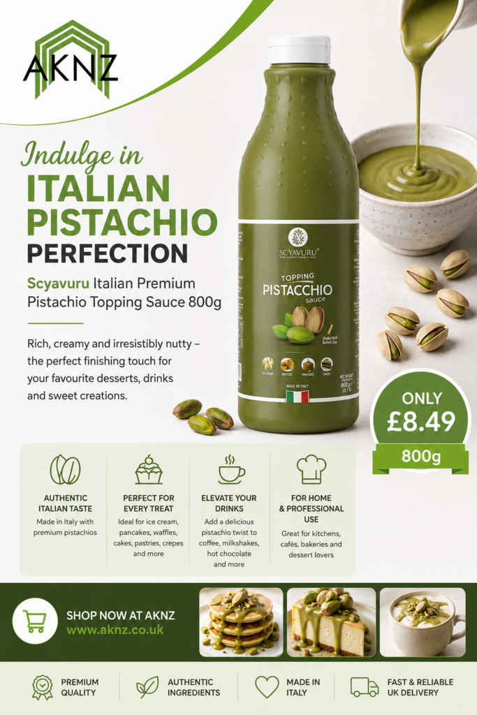 Why Scyavuru Italian Premium Pistachio Topping Sauce 800g Is a Must-Have for Every Dessert Lover