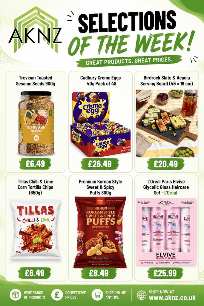 AKNZ Selections of the Week Incredible Deals You Won’t Want to Miss!
