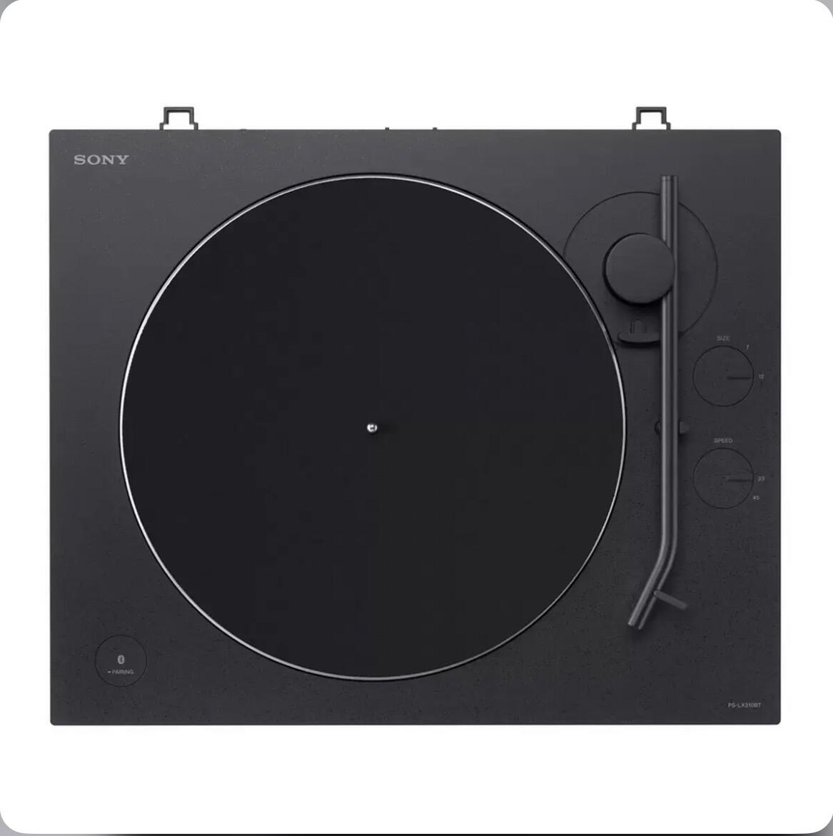 Immerse In Vinyl Sony PS LX310BT Belt Drive Bluetooth Turntable Black