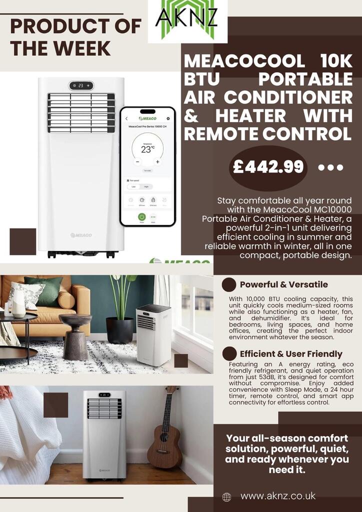 Beat the Heat: Why the MeacoCool 10K BTU Air Conditioner Is a Must-Have