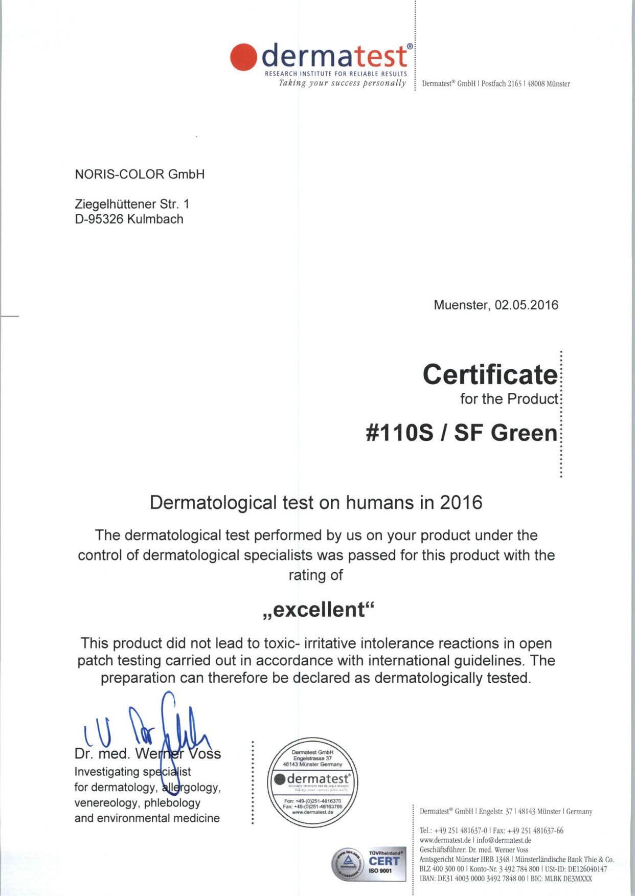 Tampon (Peau) Hypoallergénique | Dermatological Certificate