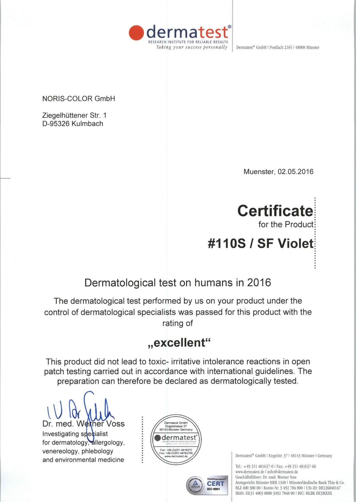 Tampon (Peau) Hypoallergénique | Dermatological Certificate