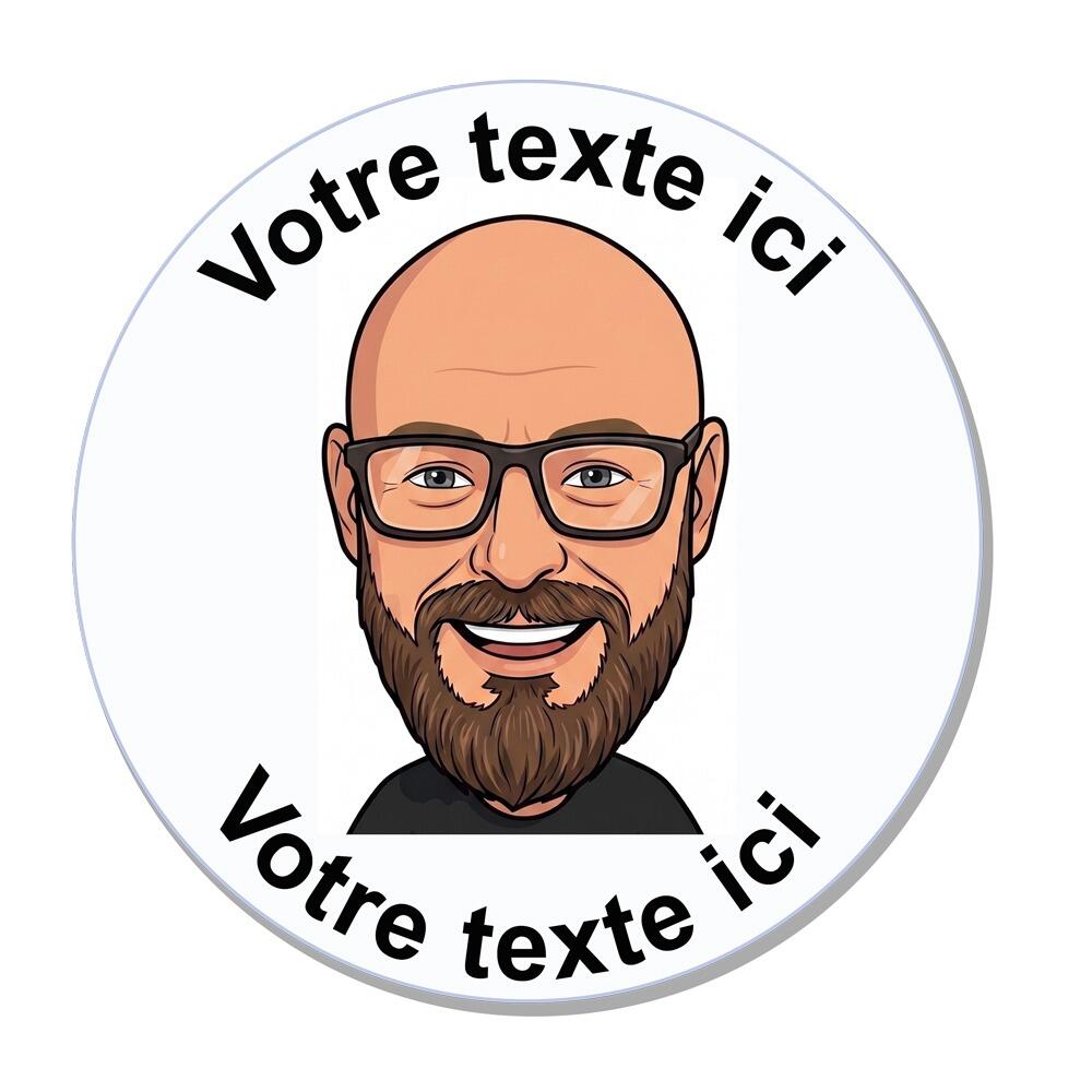 Stickers Selfie | Votre portrait à l’infini! Créer des Autocollants de Selfie à Partir Photo/Avatar