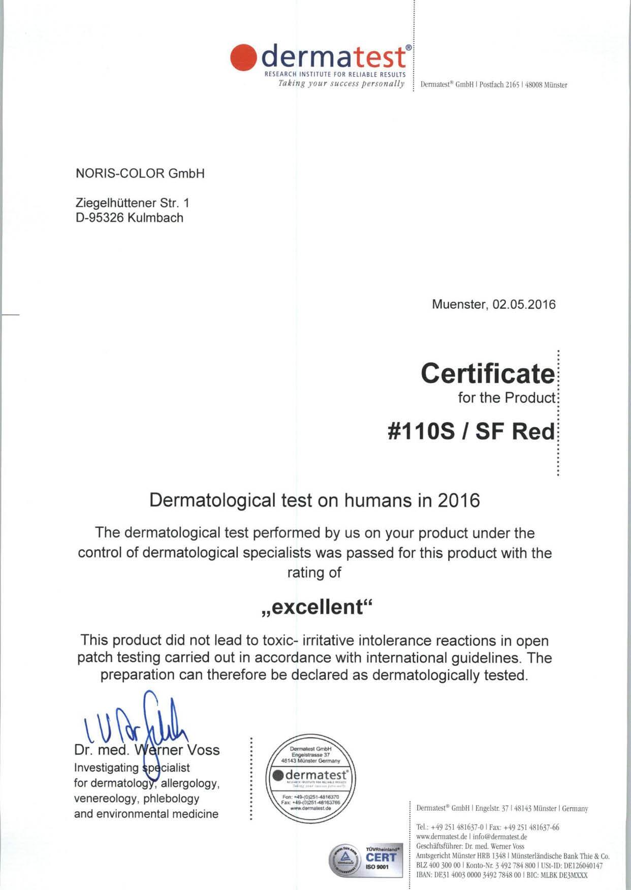 Tampon (Peau) Hypoallergénique | Dermatological Certificate