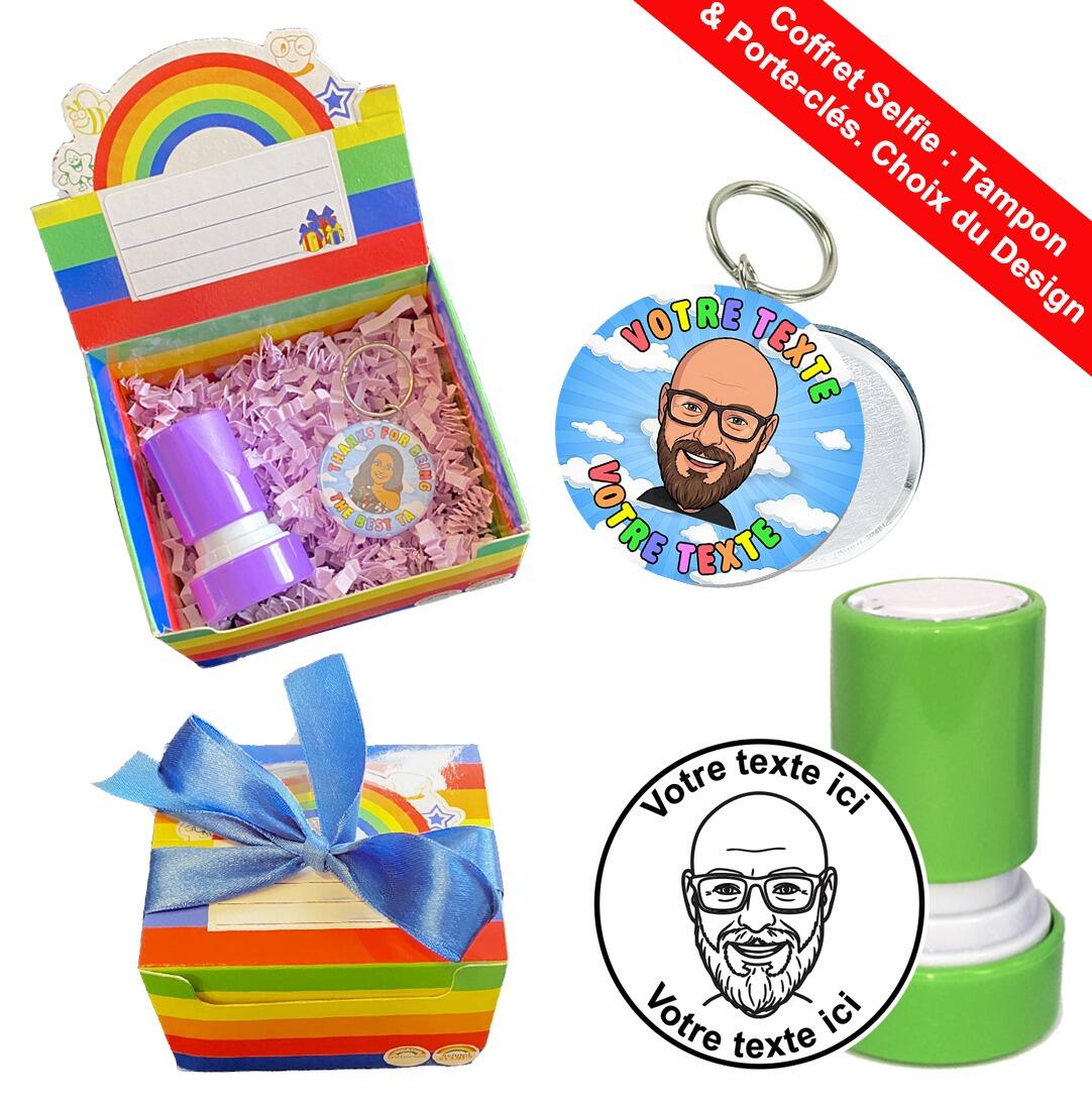 Coffret Cadeau Selfie Enseignant Personnalisé | Cadeau Fin d'Année Maître/Maîtresse