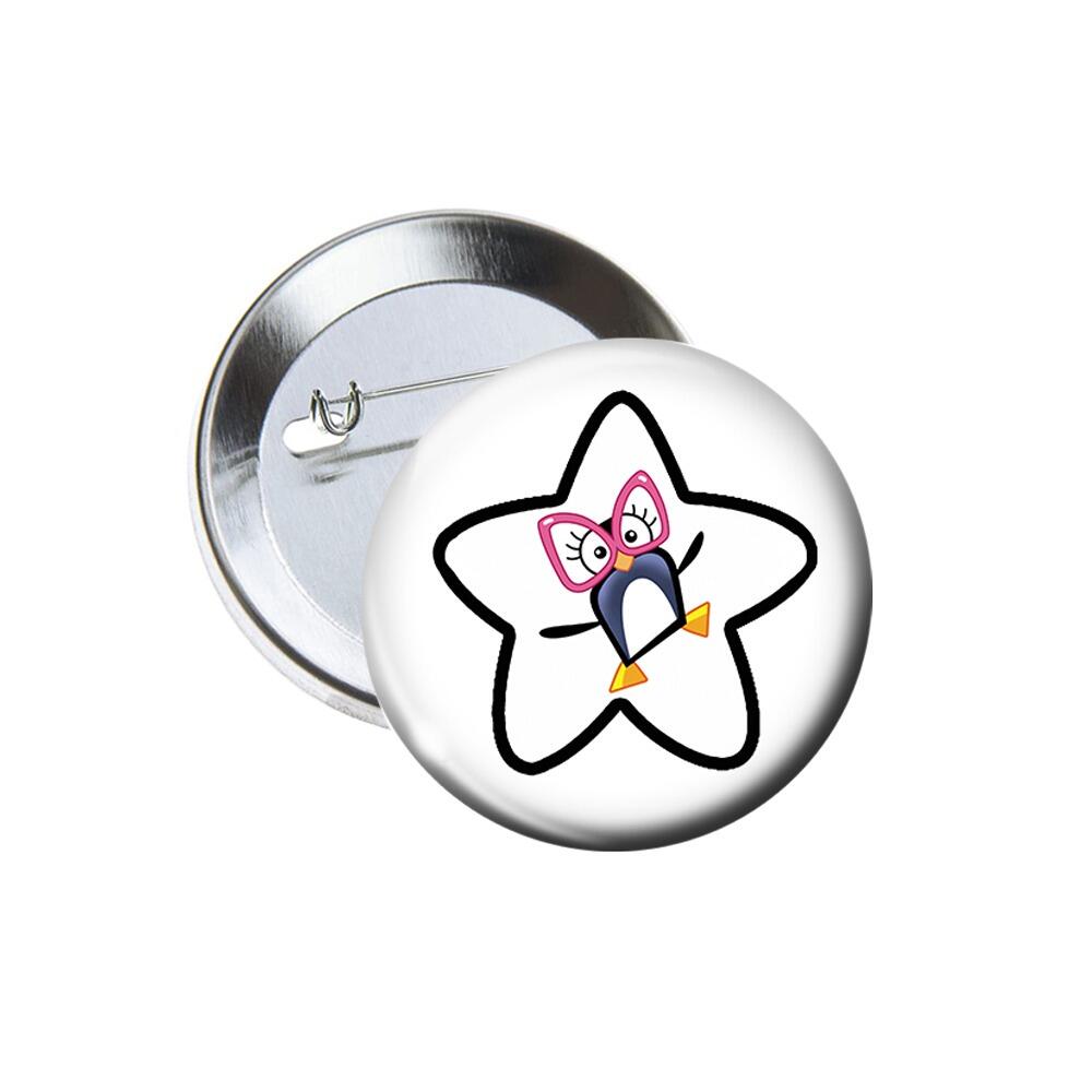 Badges Ecole | Étoiles de Ceinture - Blanche- Badges / Épingles de Bouton de Charivari à l'Ecole