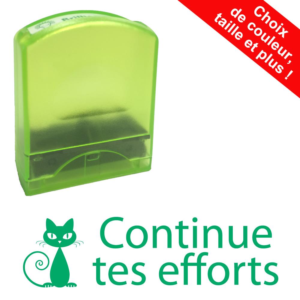 Tampons Enseignants | Continue tes efforts Tampons Auto-Encreurs - 33x9mm
