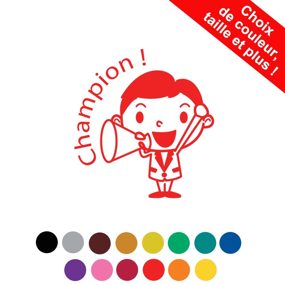 Tampons Encreurs Personnalisés | Champion ! Tampon Auto-Encreur Enseignants à Personnaliser