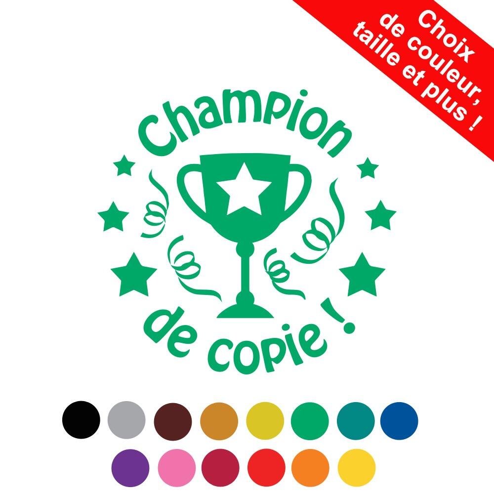 Tampons Encreurs Personnalisés | Champion de copie Tampon Auto-Encreur Enseignants à Personnaliser