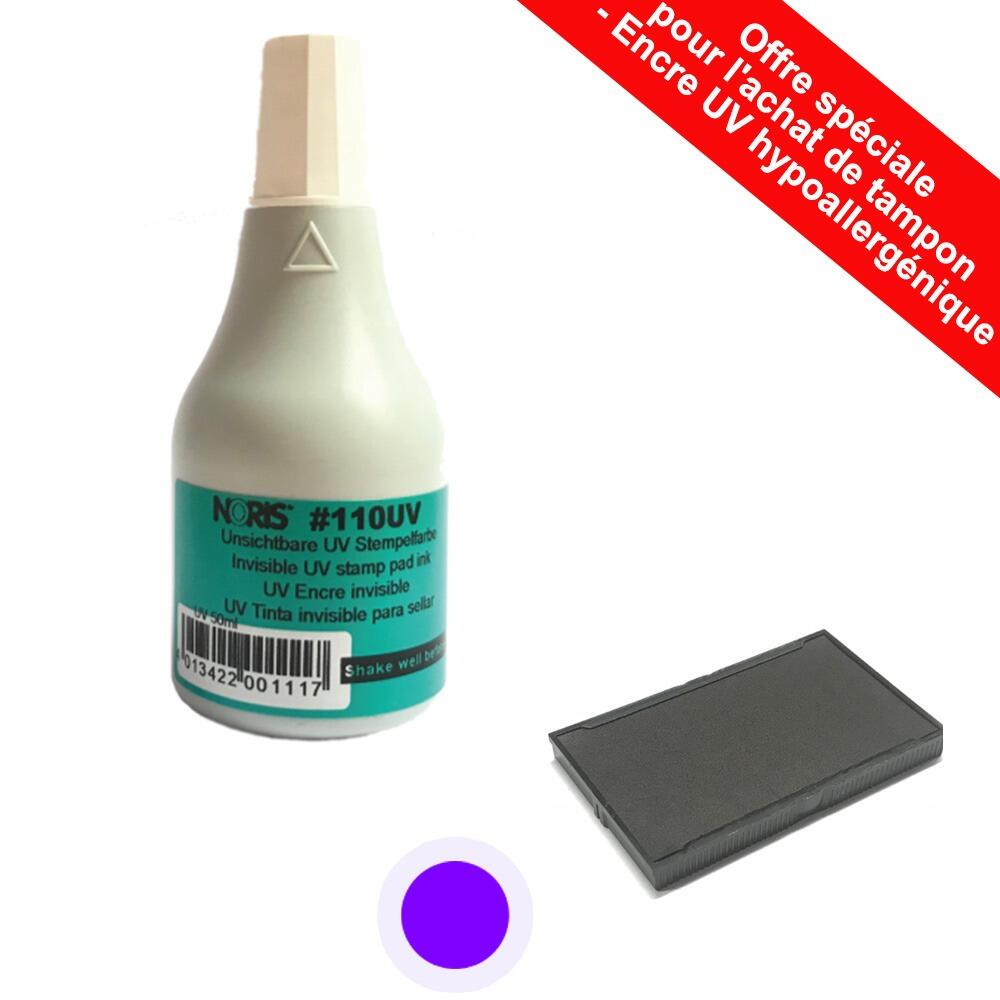 Tampons Mains | Encre Ultra-Violette (UV) Testée Sur la Peau Tampons Encreurs - 50 ml OFFRE