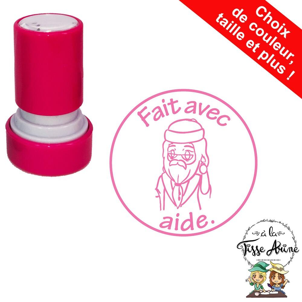 Tampons Auto-Encreurs | Fait avec aide Tampon Auto-Encreur La Magie de Tisse Arine - 22mm