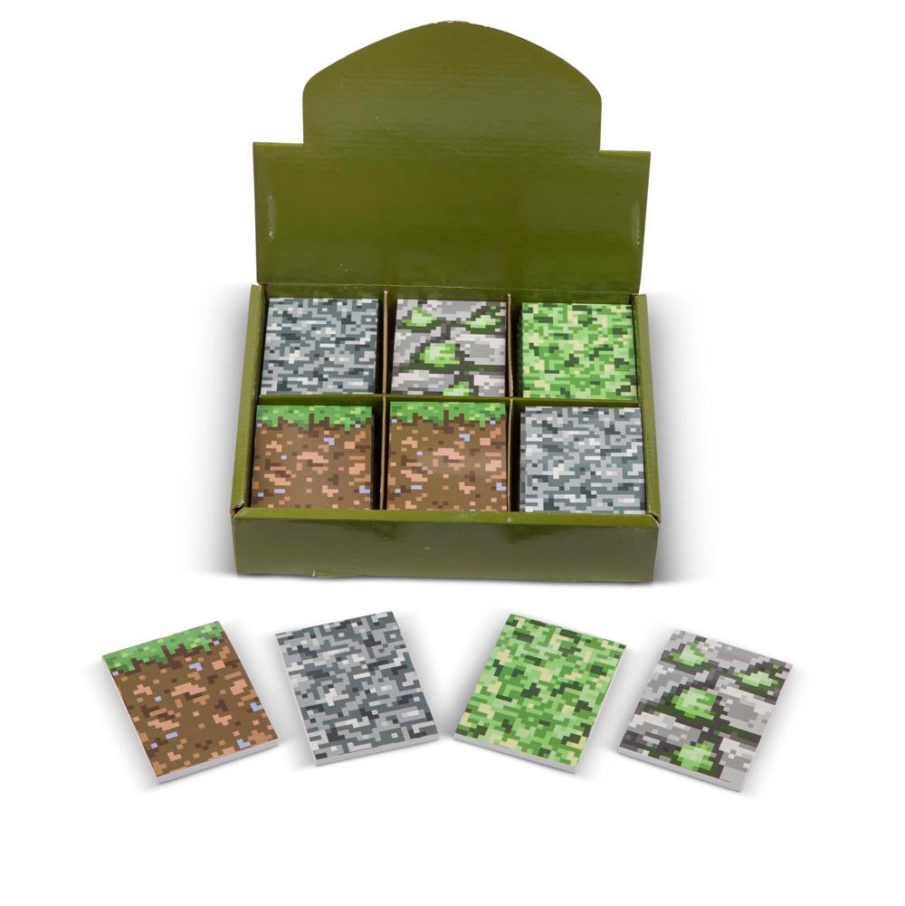 Bloc-notes | "Block" Pixel / Camouflage (semblable à Minecraft) Carnets Pour Enfants